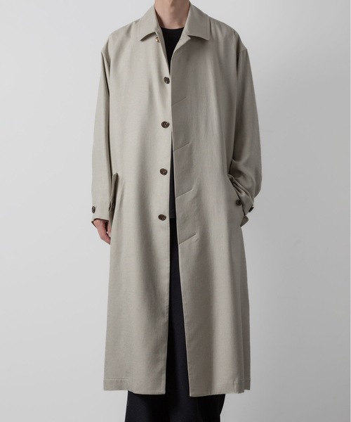 ATO（アトウ） ステンカラーコート コート SLUB YARN BALMACAAN COAT