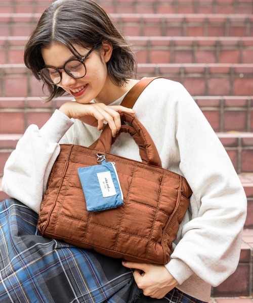 niko and…（ニコアンド） トートバッグ 「500mlボトル収納可能」ポーチ