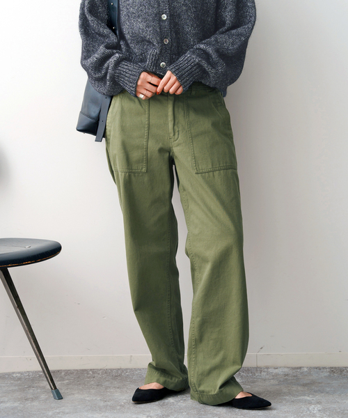 Spick＆Span（スピック アンド スパン） カーゴパンツ 「追加2」ルーズ