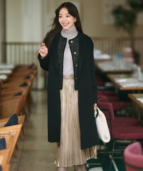 ジャケット ノーカラージャケット 「滝沢眞規子さん着用」GIOLICA