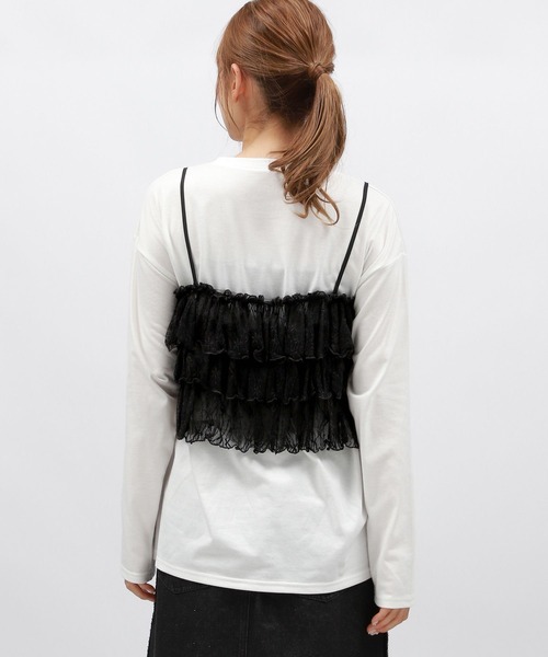 LAKOLE（ラコレ） キャミソール レースフリルキャミ / 142962