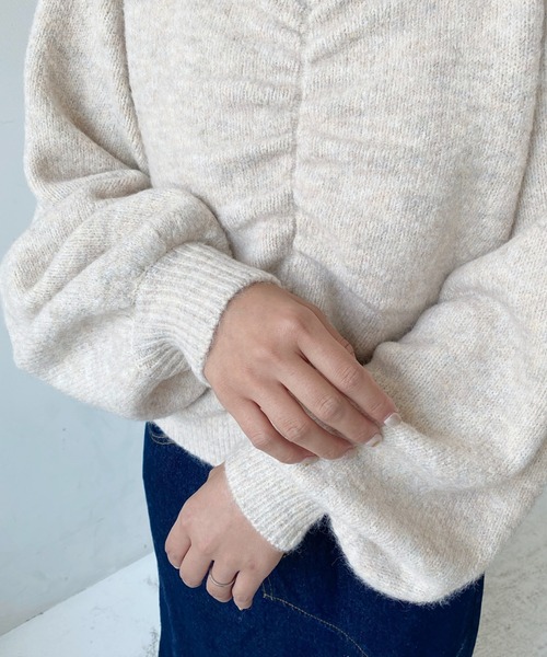 moment+ ニット セーター 「累計販売枚数2万枚突破！」アルパカライク