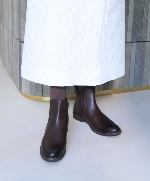 enchanted（エンチャンテッド） ブーツ 本革ソフトソールサイドゴア