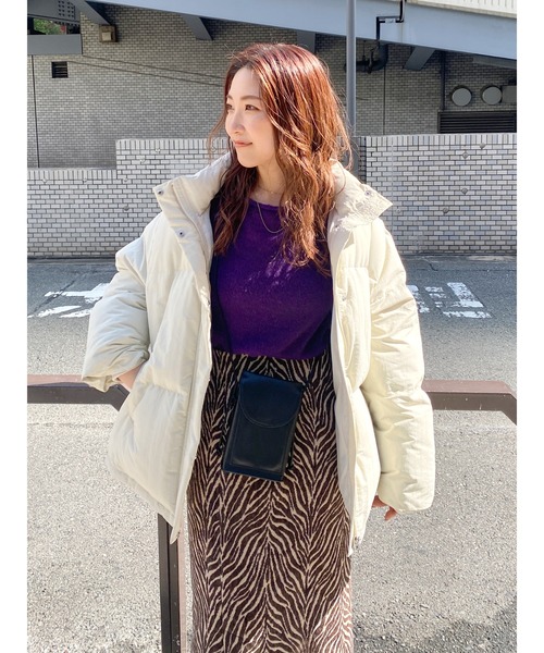 Ungrid（アングリッド） ダウン ダウンジャケット ミドル丈ルーズ