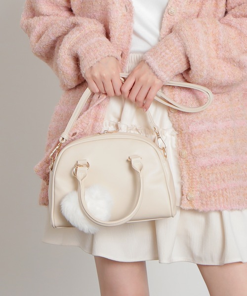 Honeys（ハニーズ） ボストンバッグ ハートチャームボストン