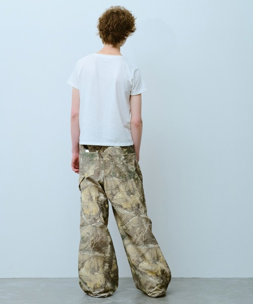 Camphor wood パンツ wide baggy real tree painter trousers / ワイド
