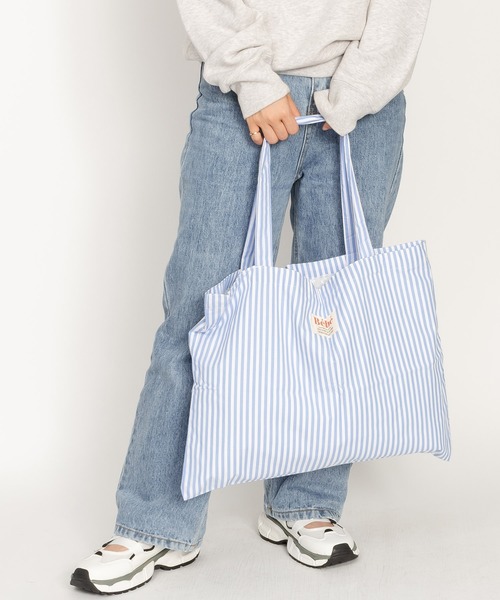 SVEC（シュベック） トートバッグ ビックサイズ ストライプ トート