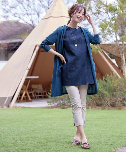 新品同様】 マーロンエノンフィ タイ付き カーディガン ニット