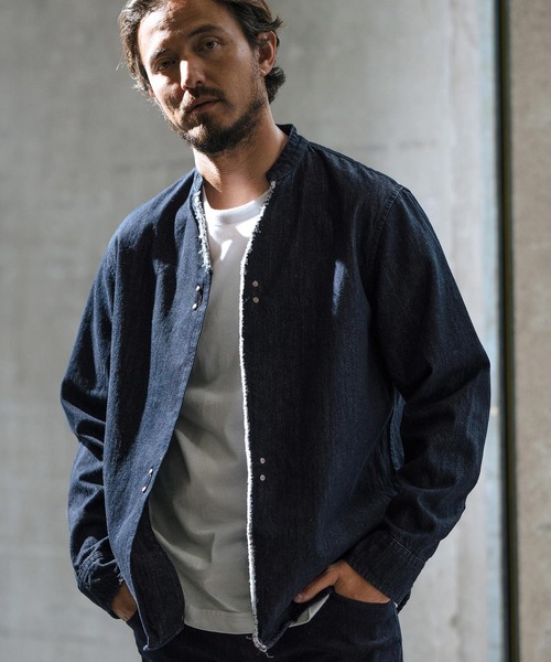 wjk reluxe シャツ ms5729-denim hook skipper shirt デニムシャツ