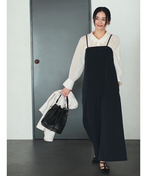 THE SHOP TK サロペット オーバーオール 「汚れ防止/シワになりにくい