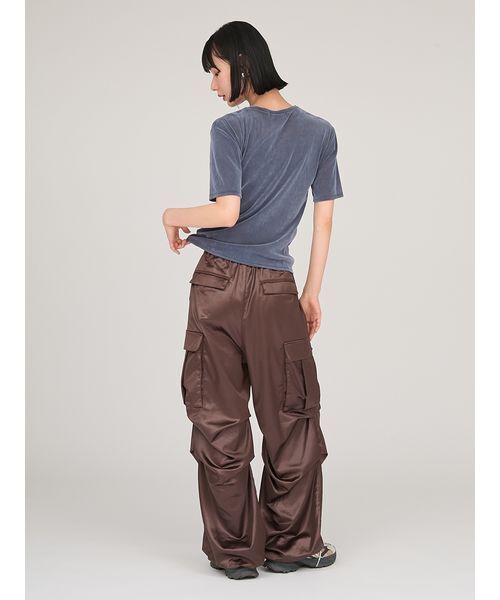 emmi パンツ タックフォルムカーゴパンツ レディース : ZOZOTOWN Yahoo