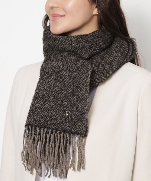 FURLA（フルラ） マフラー ストール マフラー アルパカ混 ”ラメ入り