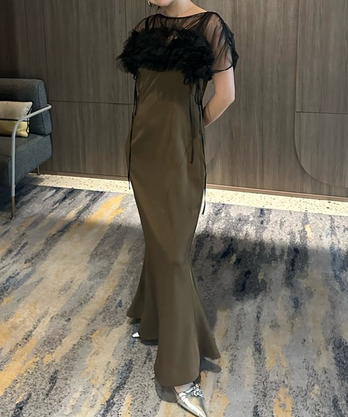 ANDRESD ドレス ボリュームソフトチュールドレス / volume soft tulle