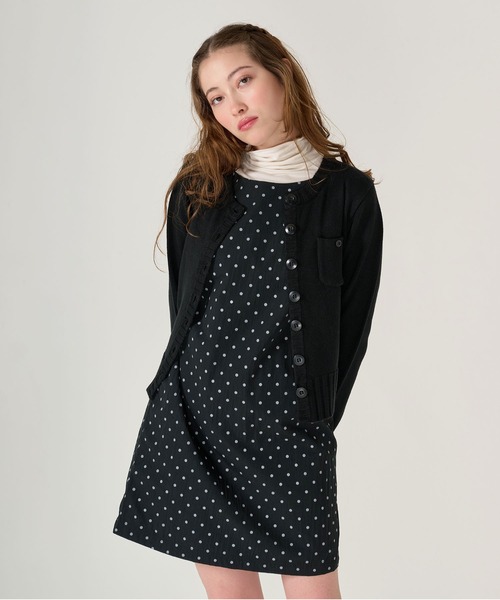 TINA：JOJUN（ティーナジョジュン） ワンピース ドット柄 ミニ丈