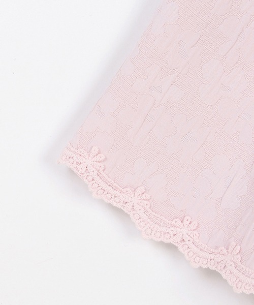 mezzo piano ワンピース 花柄ジャガード ワンピース キッズ 子供服