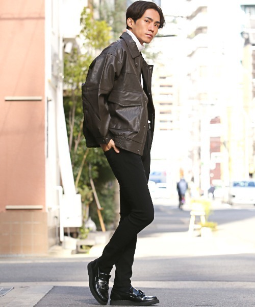 LUXSTYLE（ラグスタイル） ブルゾン アウター A2タイプPUレザー