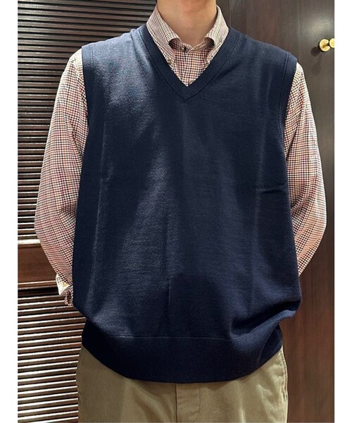 BROOKS BROTHERS（ブルックスブラザーズ） ベスト ジレ メリノウール V