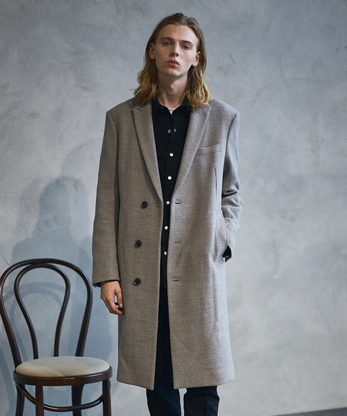 5351 POUR LES HOMMES チェスターコート コート 「尾州素材使用