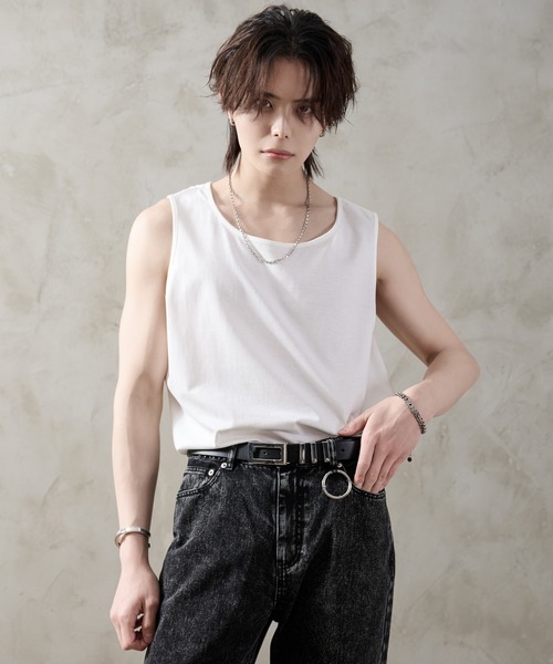 ADRER（アドラー） タンクトップ cool comfortable layered tank top