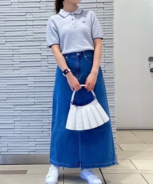 LACOSTE（ラコステ） ポロシャツ ポロ 配色ライン コンパクトニット