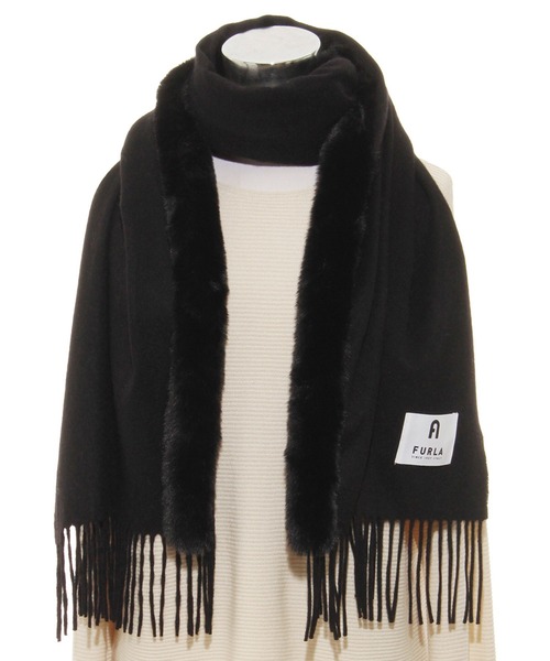 FURLA（フルラ） マフラー ストール マフラー カシミヤ100% ”フェイク