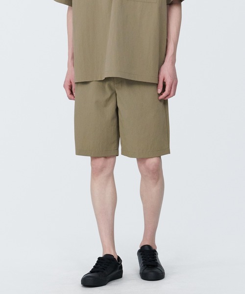 無印良品（MUJI） パンツ 紳士 風を通すストレッチショートパンツ