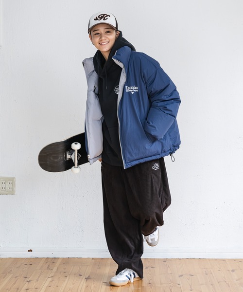 kaoyorinakami ダウンジャケット ダウン reversible down jacket