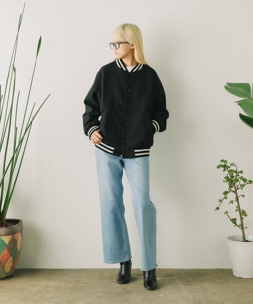 SKOOKUM（スクーカム） ジャケット スタジャン Light Varsity Jacket