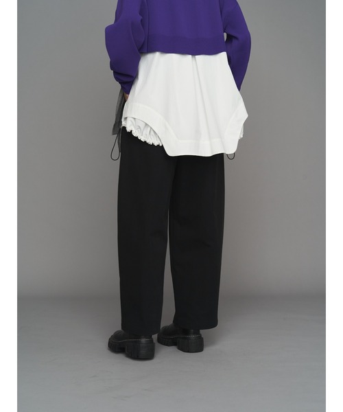 UN3D.（アンスリード） パンツ CENTER PRESS COCOON PT / センター