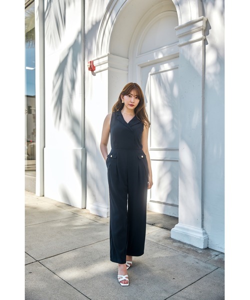 Her lip to オールインワン Louvre Ribbon Jumpsuit レディース