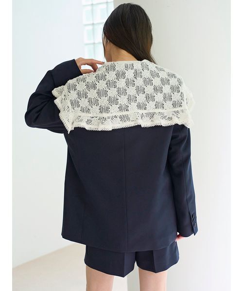 SNIDEL（スナイデル） ジャケット テーラードジャケット レースカラー