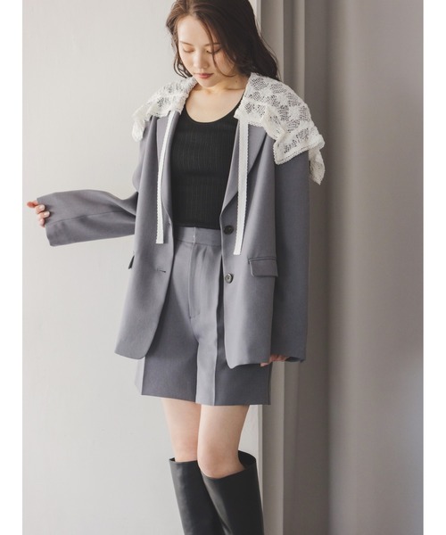 SNIDEL（スナイデル） ジャケット テーラードジャケット レースカラー