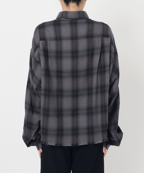 AP STUDIO ブラウス シャツ クロップドチェックシャツ レディース