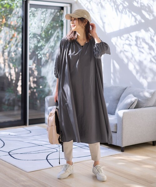 ANY（エニィ） ワンピース 「ペチコート付」エンブロイダリー