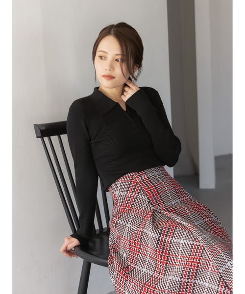 SNIDEL（スナイデル） スカート Sustainableロービングチェックミドル