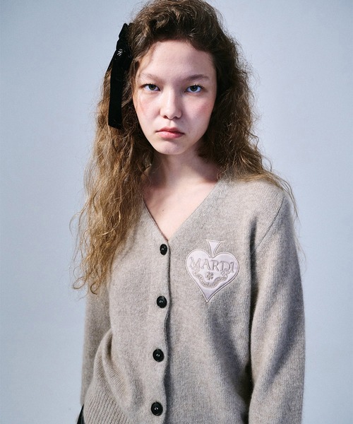 Mardi Mercredi（マルディメクルディ） カーディガン RACCOON BLENDED