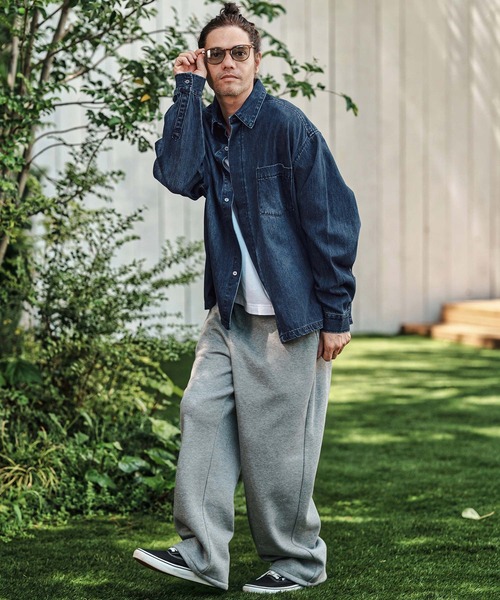 CAMBIO（カンビオ） シャツ ms6153- Fly Front Denim Shirts 比翼