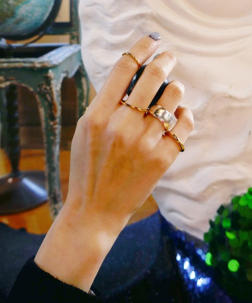 e.m.（イーエム） 指輪 リング 「ZOZOTOWN限定」Gold thin ピンキー