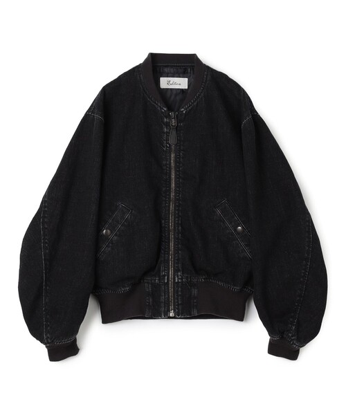 Edition（エディション） ma1 ma-1 ブラックデニム MA-1ジャケット