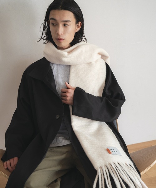 Wpc. マフラー ストール ONDOO ボリュームフリンジマフラー レディース