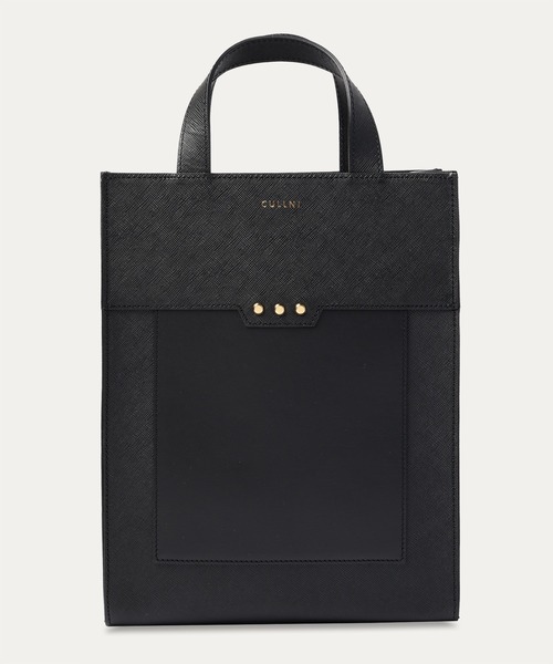 CULLNI（クルニ） ショルダーバッグ Leather vertical mini tote bag