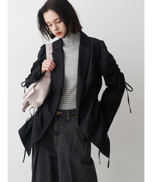 jouetie（ジュエティ） ジャケット テーラードジャケット ギャザー