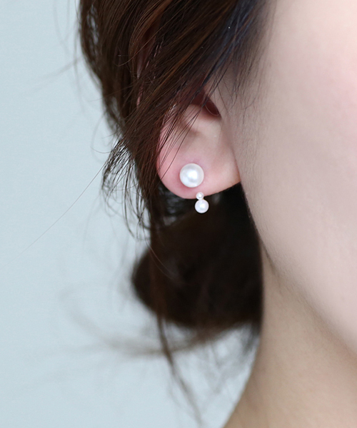 SIENA ROSE（シエナロゼ） ピアス 「オンライン限定」Cラインのパール