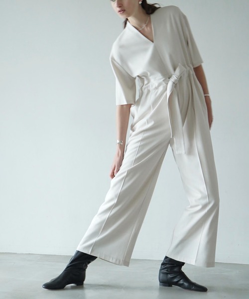 CLANE（クラネ） オールインワン 「CLANE/クラネ」STAND COLLAR LOOSE