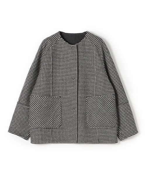 TOMORROWLAND collection ノーカラーコート コート スーパーダブル