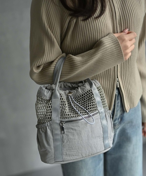 FLANEEK. ショルダーバッグ バッグ メッシュショルダーバッグ