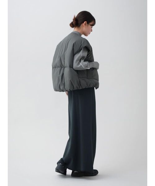 YORT ダウンベスト ベスト ダブルジップダウンベスト レディース