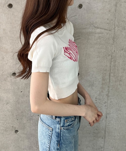 GLAMOROUS JANE（グラマラスジェーン） ニット セーター ハート型ロゴ