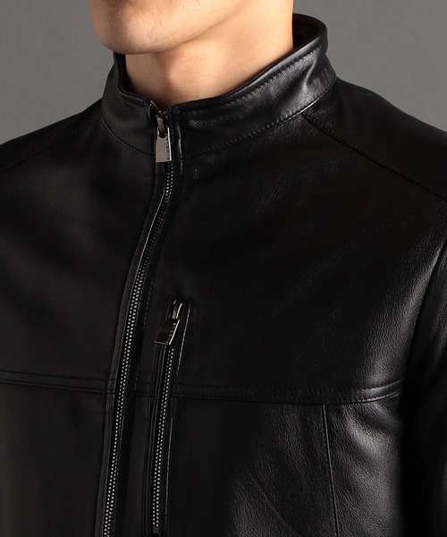 MONSIEUR NICOLE（ムッシュニコル） 革ジャン ライダース シープレザー