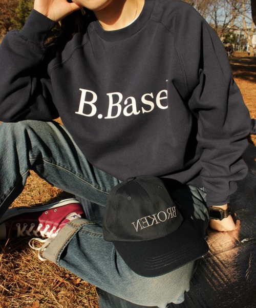 BROKEN BASE（ブロークンベース） トレーナー スウェット B.Base裏起毛